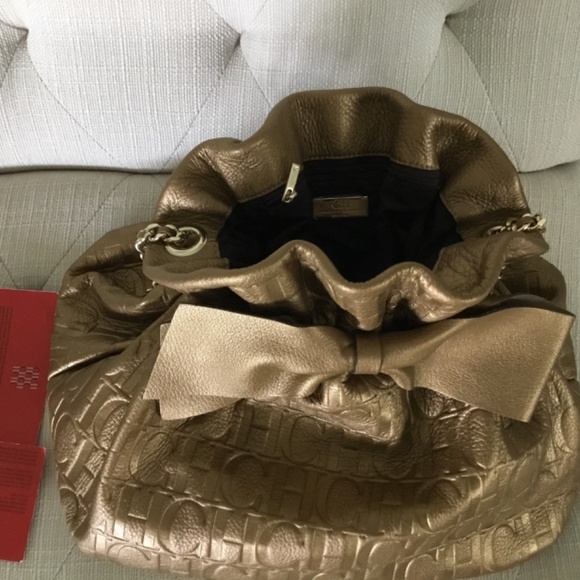 Authentic leather Carolina Herrera shoulder bag - Picture 6 of 9